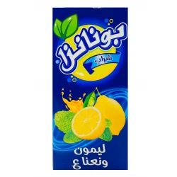 Bonanza Refreshing Lemon and Mint Juice with Added Vitamin C, 1 Liter Bottle for Ultimate Hydration and Invigorating Taste, Perfect for Everyday Enjoyment