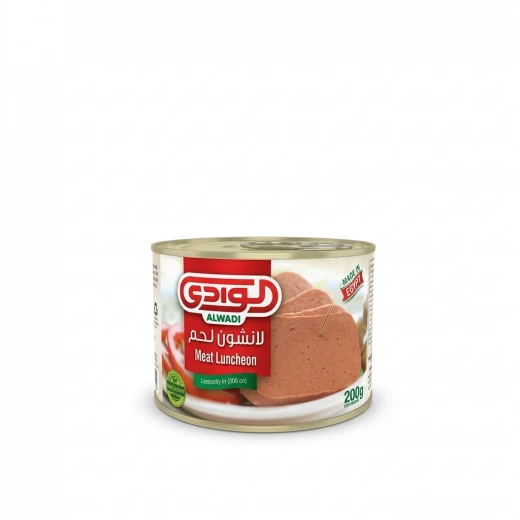 Al Wadi Luncheon Meat 200g, Delicious and Convenient Deli Slices Al Wadi Luncheon Meat 200g, Delicious and Convenient Deli Slices