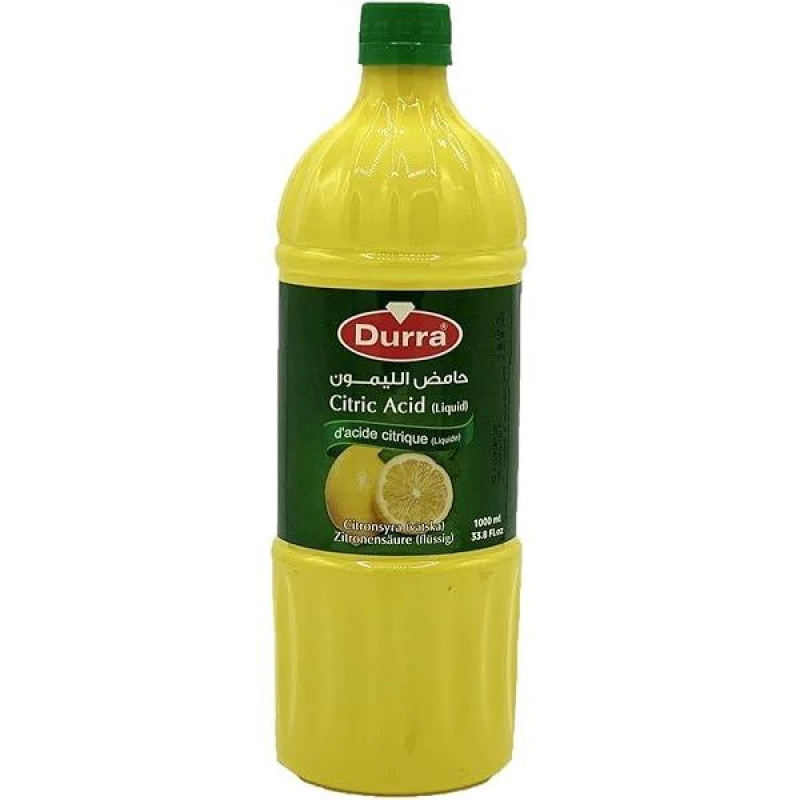 Sunbird Lemon Juice 1 Liter Bottle, Fresh Citrus Flavor, Cooking and Beverage Essential