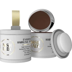 Nishlady Hairline Powder Dark Brown 10 Grams, Concealer for Thinning Hair, Natural Look