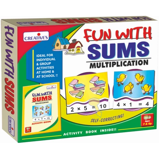 لعبة Fun with Sums لتعليم الضرب للأطفال (7 سنوات فما فوق) – لعبة تعليمية ممتعة وتفاعلية تساعد الأطفال على ممارسة الضرب، تحسين المهارات الحسابية، تطوير قدرات حل المشكلات، وجعل تعلم الرياضيات تجربة مشوقة وممتعة لعبة Fun with Sums لتعليم الضرب للأطفال (7 سنوات فما فوق) – لعبة تعليمية ممتعة وتفاعلية تساعد الأطفال على ممارسة الضرب، تحسين المهارات الحسابية، تطوير قدرات حل المشكلات، وجعل تعلم الرياضيات تجربة مشوقة وممتعة