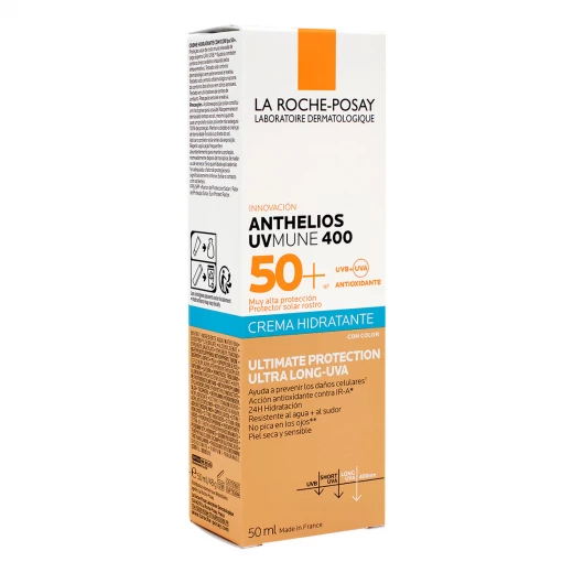 La Roche-Posay Anthelios UVmune 400 Tinted Moisturising Cream SPF50+ 50ml for Sensitive Skin - La Roche Posay - Image 3