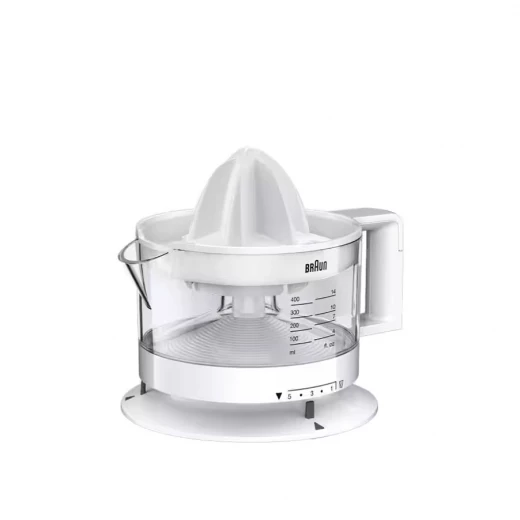 Braun TributeCollection CJ3000WH Citrus Juicer for Effortless Fresh Juice Extraction, Compact 0.35L Capacity, White Design, Easy to Clean and Assemble for Daily Use and Enjoyment - Braun - Image 7