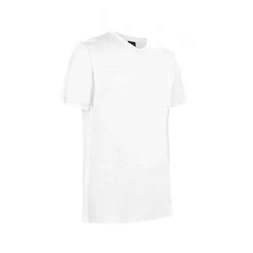 Geox Men's V Neck T Shirt White XL Organic Cotton Breathable - Geox - Image 2