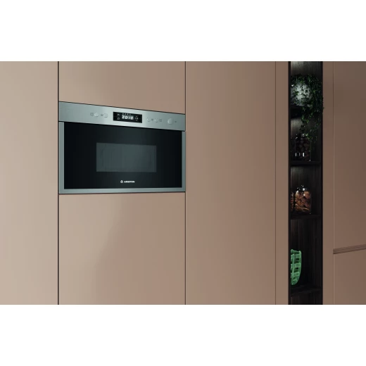 Ariston AM 212 XA Built-In Microwave Oven with Grill Stainless Steel 22L - ARISTON - Image 3