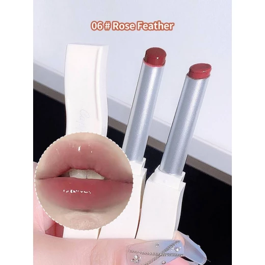 أحمر شفاه كابوفيني المرطب بتركيبة غير لزجة ولمعان يدوم طويلاً يمكن استخدام هذا الروج للاستخدام مرة واحدة على الشفاه والخدود#6 سهل التطبيق ويدوم طويلاً دون أن يسيل أو يتلاشى أحمر شفاه كابوفيني المرطب بتركيبة غير لزجة ولمعان يدوم طويلاً يمكن استخدام هذا الروج للاستخدام مرة واحدة على الشفاه والخدود#6 سهل التطبيق ويدوم طويلاً دون أن يسيل أو يتلاشى