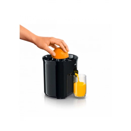 Braun CJ3050 Citrus Juicer 60W Automatic Start/Stop System Black, Compact Design for Easy Cleaning and Storage, Makes Delicious Fresh Juice - Image 2