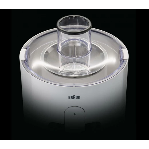 Braun PurEase SJ3100 Spin Juicer White 500W with FastXtract technology, fast and efficient juice extraction, compact and easy-to-use design, ideal for fresh fruit and vegetable juices at home daily - Image 4