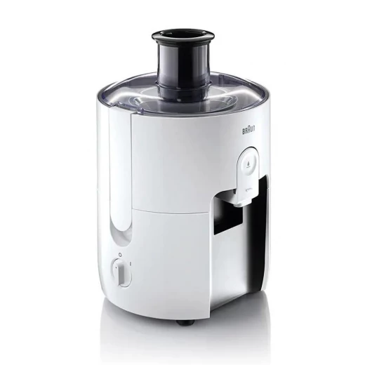 Braun PurEase SJ3100 Spin Juicer White 500W with FastXtract technology, fast and efficient juice extraction, compact and easy-to-use design, ideal for fresh fruit and vegetable juices at home daily - Image 7