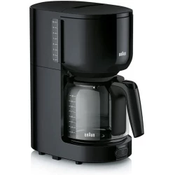 Braun PurEase KF3120 Drip Coffee Maker Black 10 Cup Capacity, easy-to-use coffee machine with precise drip brewing system, rich flavor extraction and auto shut-off, ideal for home or office daily coffee making