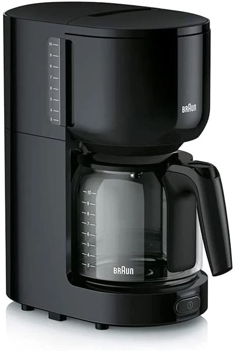 ماكينة قهوة براون PurEase KF3120 بالتنقيط لون أسود، سعة 10 أكواب، تصميم عملي وسهل الاستخدام، تحضير قهوة طازجة بنكهة غنية مع نظام تنقيط دقيق وإيقاف تلقائي، مثالية للاستخدام اليومي في المنزل أو المكتب