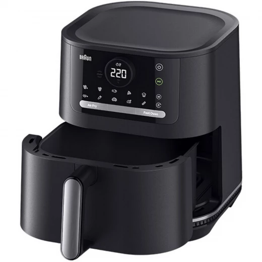 قلاية براون MultiFry 5 الهوائية 2 في 1 HF 5050 أسود، تقنية RealOven، سعة 6.0 لتر - Image 5