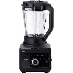 خلاط براون JB9040BK بقوة 1600 واط لون أسود، أداء قوي لتحضير العصائر والسموذي والطعام، مع وظيفة محضرة طعام للمطبخ، تصميم متين وسرعات متعددة لخلط سريع ونتائج ناعمة مثالية للاستخدام اليومي