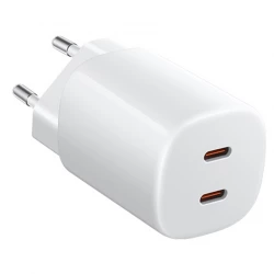شاحن شاومي  BHR087OEU منفذ USB-A مزدوج شاحن سريع جداري بقوة 45 واط دعم الشحن السريع QC3.0 و PD شاحن هواتف وأجهزة لوحية بتصميم مدمج آمن للاستخدام المنزلي والسفر