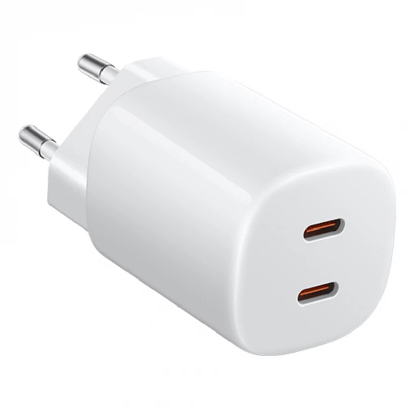 Xiaomi Mi Turbo Charging Power Adapter 45W BHR087OEU Dual USB-A Ports Fast Wall Charger QC3.0 PD Support 45W Fast Charging Adapter for Smartphones Tablets Travel Safe Compact Design - Xiaomi