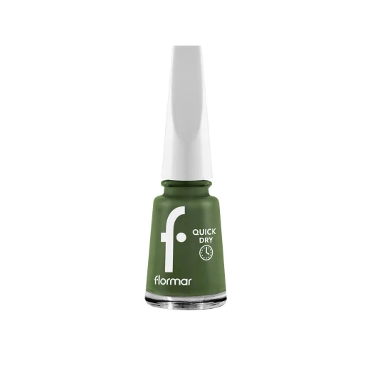 Flormar Quick Dry Nail Enamel Fast Drying Lightweight Formula High Gloss Finish Green Shade QD51 Green First Long Lasting Smooth Application Quick Dry Nail Polish for Fresh Elegant and Vibrant Look Flormar Quick Dry Nail Enamel Fast Drying Lightweight Formula High Gloss Finish Green Shade QD51 Green First Long Lasting Smooth Application Quick Dry Nail Polish for Fresh Elegant and Vibrant Look