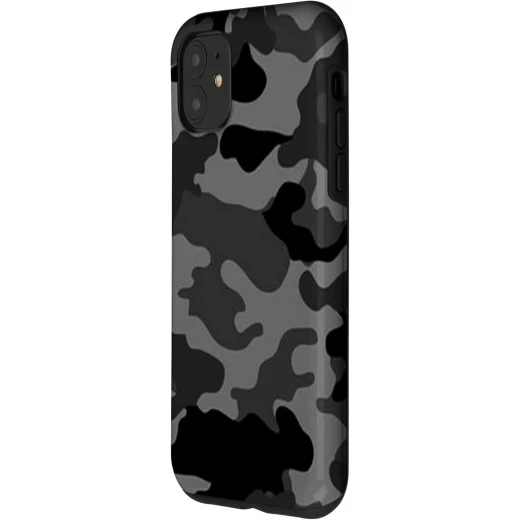 Army iPhone 11 Case Military Grey Camo Protective Cover, durable shock and scratch resistant design, stylish military look, comfortable grip, full protection case for everyday phone use and safety - Lolo shop accessories - Image 2