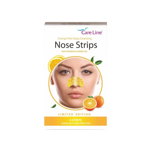CareLine Orange Peel Nose Strips Blackhead Remover with Citrus Extract and Green Tea CareLine Orange Peel Nose Strips Blackhead Remover with Citrus Extract and Green Tea