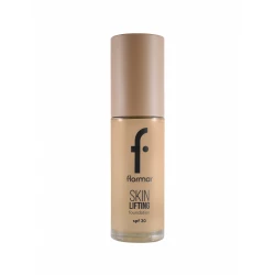 Flormar Skin Lifting Foundation 090 Honey Lifting Effect Foundation with Herbal Collagen Hyaluronic Acid Niacinamide Medium Buildable Coverage Natural Radiant Finish SPF30