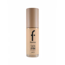 Flormar Skin Lifting Foundation 060 Golden Neutral Lifting Effect Foundation with Herbal Collagen Hyaluronic Acid Niacinamide Medium Buildable Coverage Natural Radiant Finish SPF30
