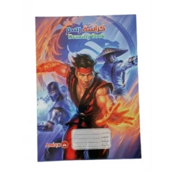 Amigo 20-sheet drawing notebook in a book-style design with a cute cartoon cover, suitable for boys and girls for drawing and creativity