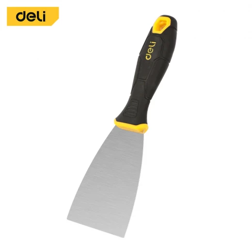 Deli Tools 2 Inch Putty Knife with Stainless Steel Blade for Durability, Ergonomic Grip for Comfort, and Precise Application, Ideal for Various Surfaces and Projects Deli Tools 2 Inch Putty Knife with Stainless Steel Blade for Durability, Ergonomic Grip for Comfort, and Precise Application, Ideal for Various Surfaces and Projects