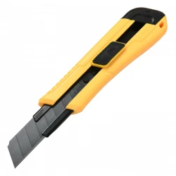 Deli EDL018 Utility Knife 18mm SK2 Blade, Durable Cutting Tool