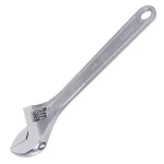 Deli Adjustable Wrench 10 Inch EDL010A, Drop Forged Steel, Chrome Finish, 0-30mm Jaw - Deli