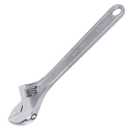 Deli Adjustable Wrench 10 Inch EDL010A, Drop Forged Steel, Chrome Finish, 0-30mm Jaw Deli Adjustable Wrench 10 Inch EDL010A, Drop Forged Steel, Chrome Finish, 0-30mm Jaw