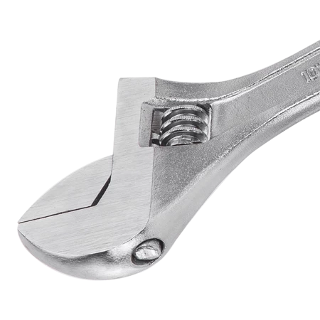 Deli Adjustable Wrench 10 Inch EDL010A, Drop Forged Steel, Chrome Finish, 0-30mm Jaw - Deli - Image 3