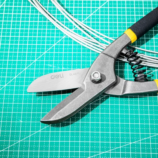 Deli Tin Snip 10 Inch (255mm) Alloy Steel Cutting Edge for Metal and Sheet Cutting - Deli - Image 8