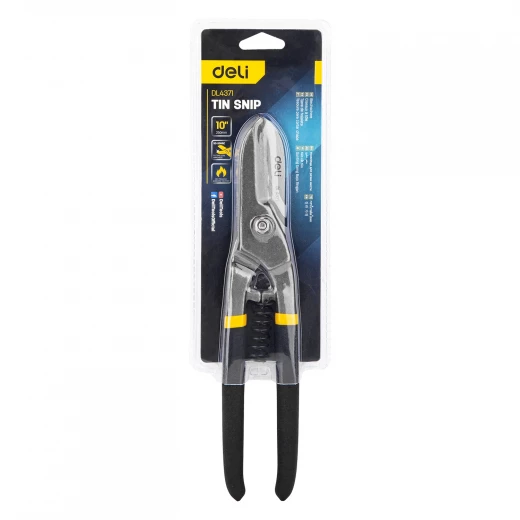 Deli Tin Snip 10 Inch (255mm) Alloy Steel Cutting Edge for Metal and Sheet Cutting - Deli - Image 4