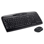 مجموعة لوجيتك MK330 اللاسلكية للوحة المفاتيح والفأرة بالحجم الكامل مع مفاتيح الوسائط - لوجيتك
