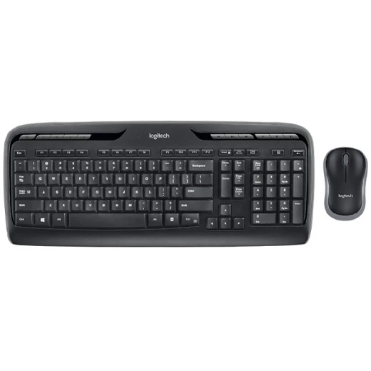 مجموعة لوجيتك MK330 اللاسلكية للوحة المفاتيح والفأرة بالحجم الكامل مع مفاتيح الوسائط - لوجيتك - Image 2