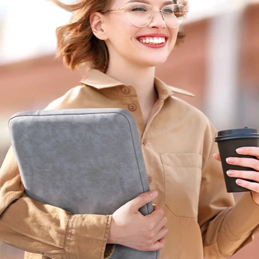 Ugreen LP187 Laptop Case 14 to 14.9 Inch Gray Water Resistant Protective Sleeve with Zipper Closure and Multiple Compartments for Ultrabook Chromebook Notebook 14 to 14.9 - Ugreen - Image 8