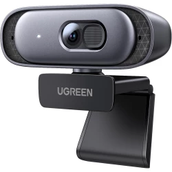 UGREEN USB Webcam Full HD 1080P with Built-in Microphones for Laptop and Desktop
