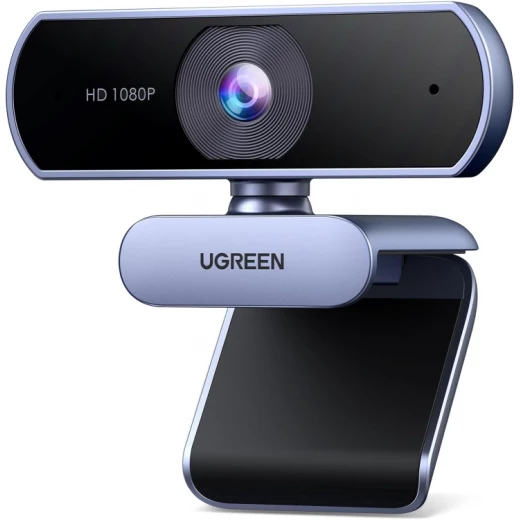 كاميرا ويب Ugreen CM678 USB عالية الدقة رمادي 1080 بكسل ميكروفونات مزدوجة كاميرا ويب Ugreen CM678 USB عالية الدقة رمادي 1080 بكسل ميكروفونات مزدوجة