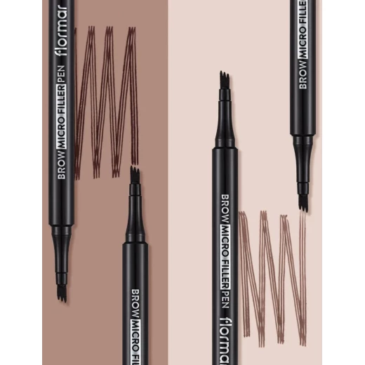 Flormar Eyebrow Pencil Brown 003, Defines & Shapes Brows, Long Lasting Formula, Natural Looking Color, Easy Application, Perfect for All Day Wear, 1 Count - Image 5
