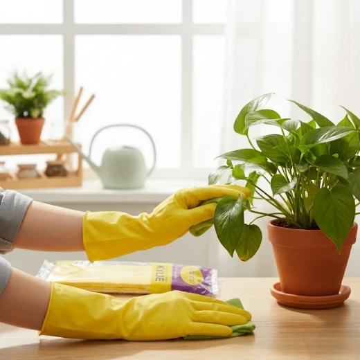 Dish Washing Cleaning Rubber Gloves Large Size – Long Reusable Waterproof Household Gloves for Kitchen & Bathroom Cleaning, Durable and Comfortable Design, Yellow Color for Daily Cleaning Tasks Dish Washing Cleaning Rubber Gloves Large Size – Long Reusable Waterproof Household Gloves for Kitchen & Bathroom Cleaning, Durable and Comfortable Design, Yellow Color for Daily Cleaning Tasks