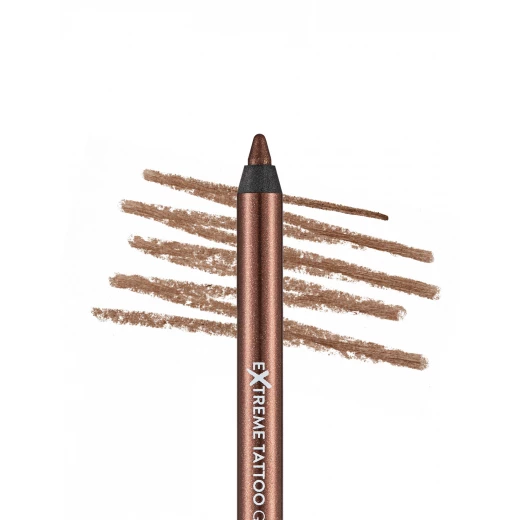 Flormar Extreme Tattoo Gel Pencil 001 Glitzy Brown Waterproof Eyeliner 1.2g - Image 2