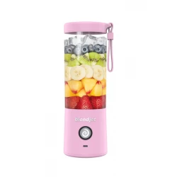 BlendJet V2 Portable Blender Blush 16oz, USB-C Rechargeable, Food Processor
