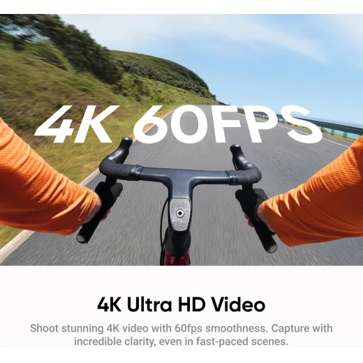 كاميرا انستا 360 GO فائقة الدقة 4K: صغيرة الحجم، قابلة للارتداء، مقاومة للماء، تصور بدقة 2.7K، حركة بطيئة، مثبت صورة مدمج، تصميم مضغوط - انستا 360 - Image 4