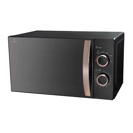 Berlinger Haus Monaco Black 20L Mechanical Microwave Oven with 5 Power Levels and Defrost Function Perfect for Quick and Easy Cooking in the Kitchen - Image 2