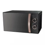 Berlinger Haus Monaco Black 20L Mechanical Microwave Oven with 5 Power Levels and Defrost Function Perfect for Quick and Easy Cooking in the Kitchen