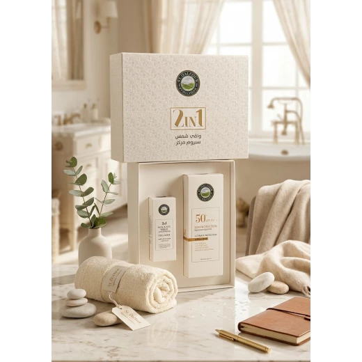 ST DALFOU – طقم عناية بالبشرة: واقي شمس مرطب SPF50+ بحجم 100 مل مع سيروم مضاد للتجاعيد ومحفز للكولاجين 30 مل، ترطيب عميق، تقليل البقع والتجاعيد، وتجديد البشرة وحماية يومية من الشمس ST DALFOU – طقم عناية بالبشرة: واقي شمس مرطب SPF50+ بحجم 100 مل مع سيروم مضاد للتجاعيد ومحفز للكولاجين 30 مل، ترطيب عميق، تقليل البقع والتجاعيد، وتجديد البشرة وحماية يومية من الشمس