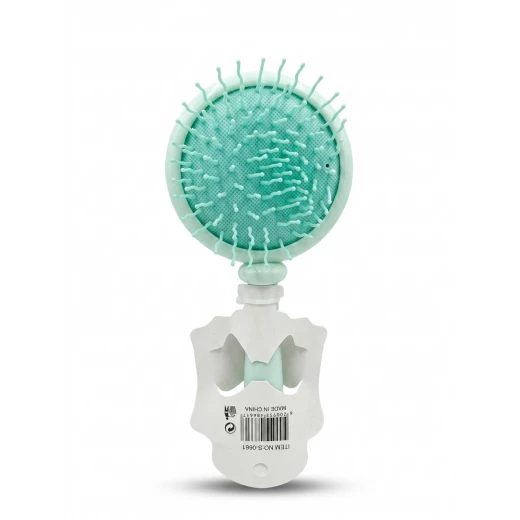 Cute Kids Hair Brush with Soft Bristles Tangle Free Baby Comb Cartoon Design Detangling Hair Brush for Kids Toddlers and Babies Lightweight Comfortable Styling Brush Pack of 1 - Wateen store - Image 2