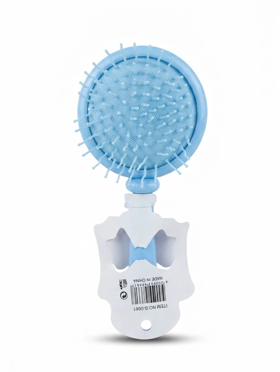 Cute Kids Hair Brush with Soft Bristles Tangle Free Baby Comb Cartoon Design Detangling Hair Brush for Kids Toddlers and Babies Lightweight Comfortable Styling Brush Pack of 1