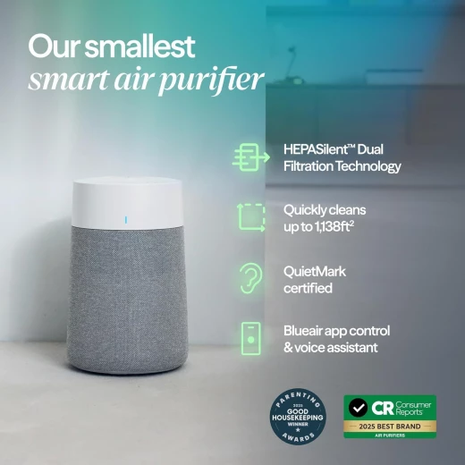 Blueair Blue Pure 511i Max Air Purifier for Large Rooms, 26 sq. m Coverage, White - Blueair - Image 10