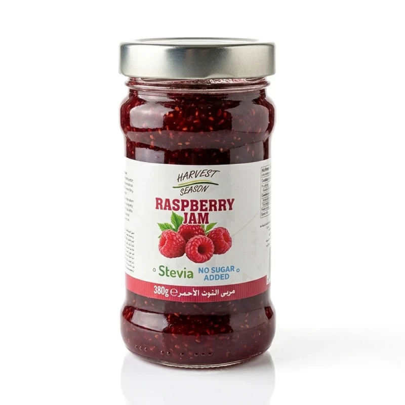 Harvest Sugar Free Red Raspberry Jam 380g, Delicious Fruit Spread