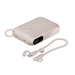 Belkin BoostCharge 10K Power Bank with Digital Display, 20W USB-C, Sand